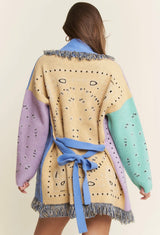Bandana Babe Fringe Cardigan