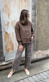 Sadie Bomber Jacket - Brown