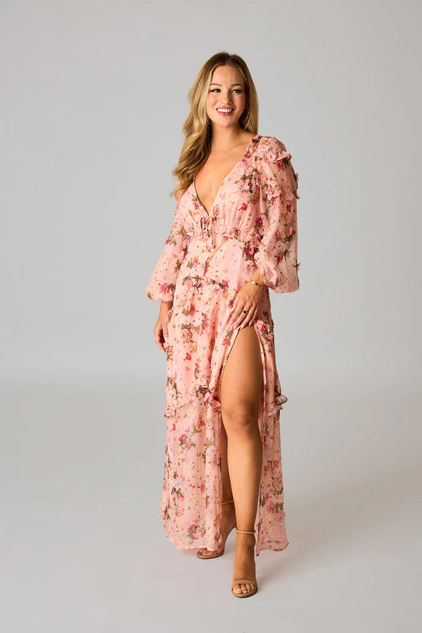 Pia Long Sleeve Maxi Dress - Spellbound