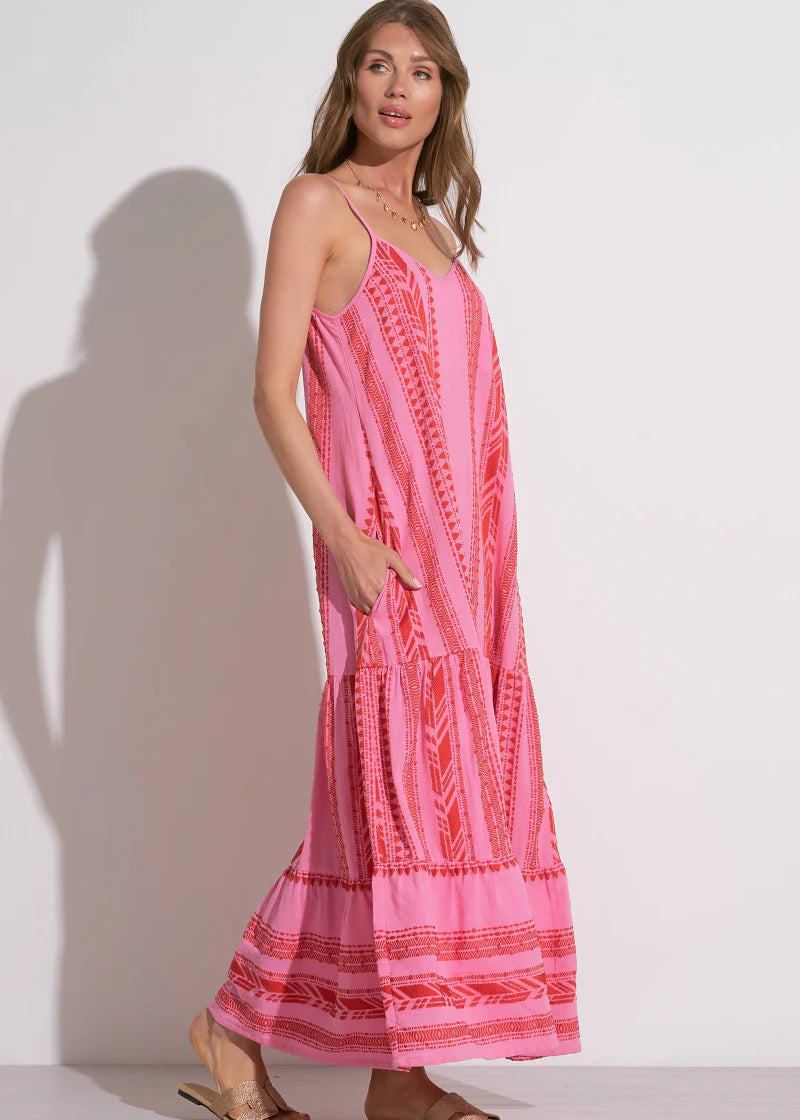 Elan | Tulum Maxi - Red Two Tone