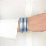 BUDHAGIRL - All Weather Bangles - Celeste (Set of 6)