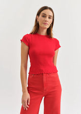 Daze | Lily Baby Tee - Cherry