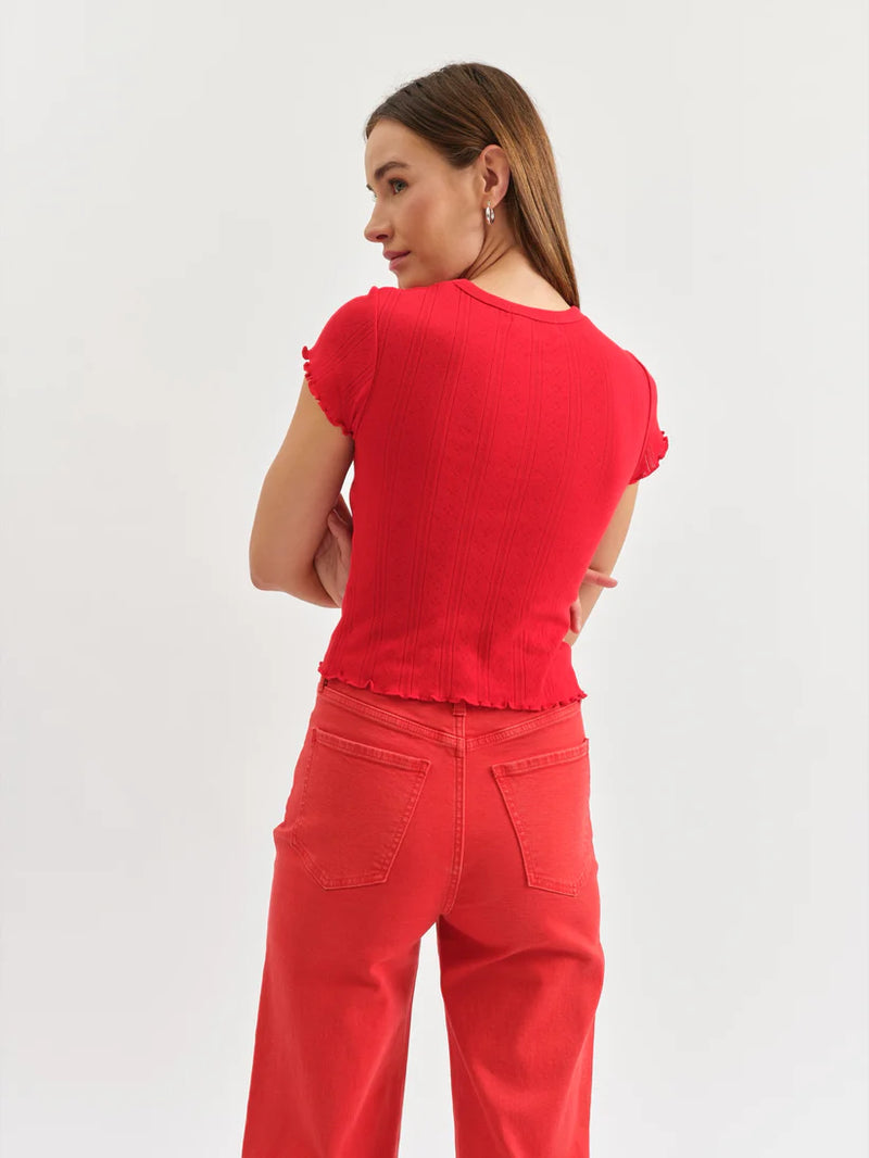 Daze | Lily Baby Tee - Cherry
