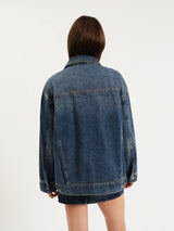 DAZE | Beau Boyfriend Jacket - Vintage Blue