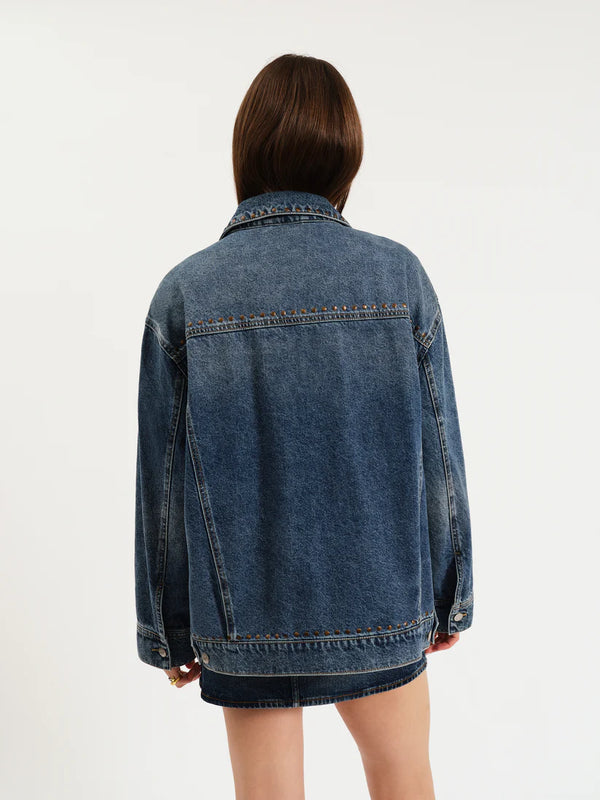 DAZE | Beau Boyfriend Jacket - Vintage Blue
