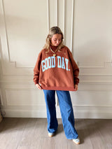 PRE ORDER: Good Day Polka Dot Reversible Mock Neck