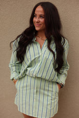 Rumi Stripe Set - Green