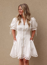 Anna Classic Dress - Off White