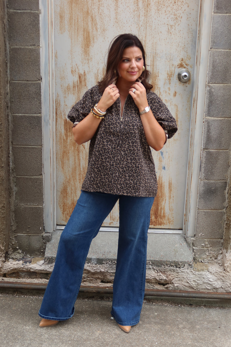 Wild Nights Top - Leopard