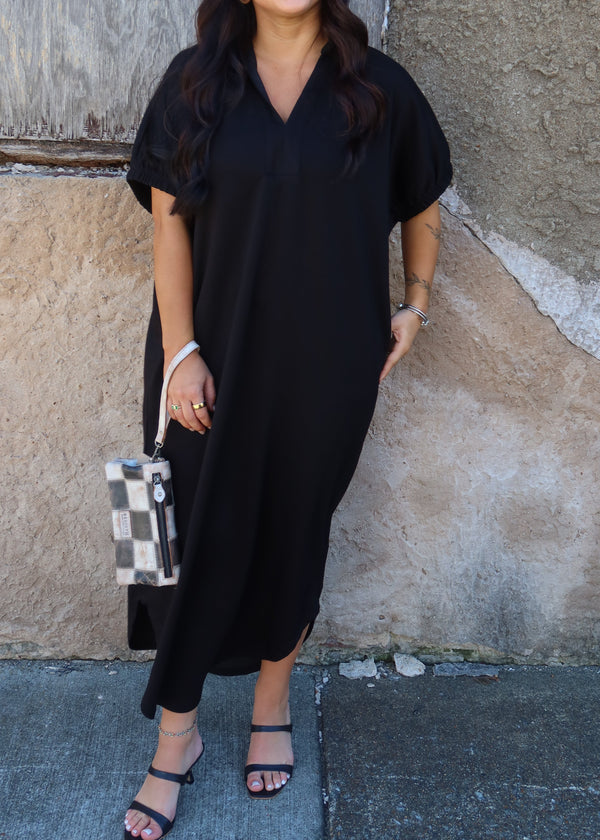 Miriam Midi Dress - Black