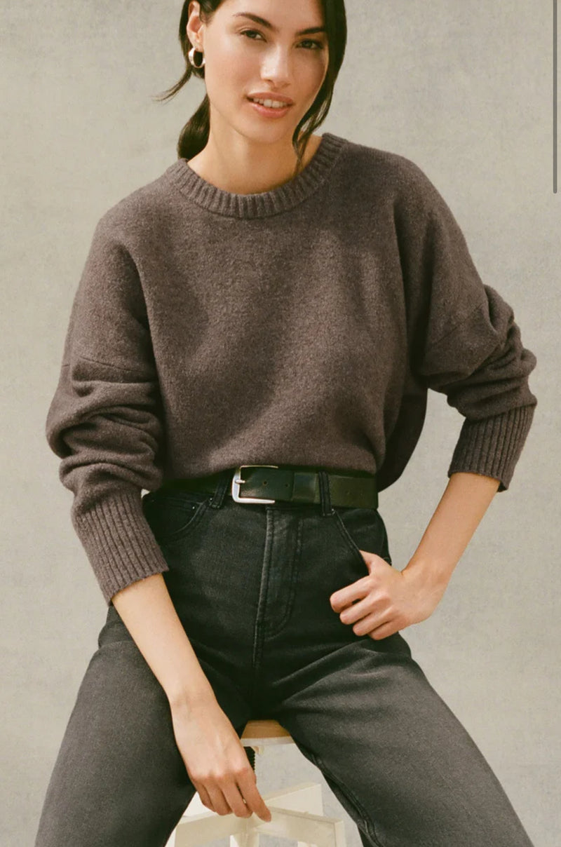 Z Supply | Cirrus Cozy Sweater - Burnt Ash Heather