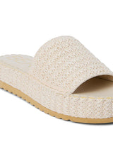 Del Mar Platform Sandal - White