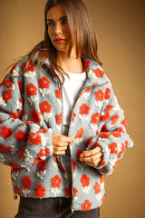 Flower Power Sherpa Jacket