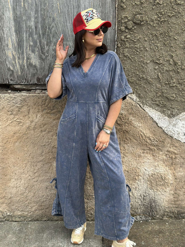 Good Side Romper - Navy