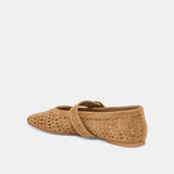 Dolce Vita | Mikel Ballet Flats Lt Brown Perforated Suede