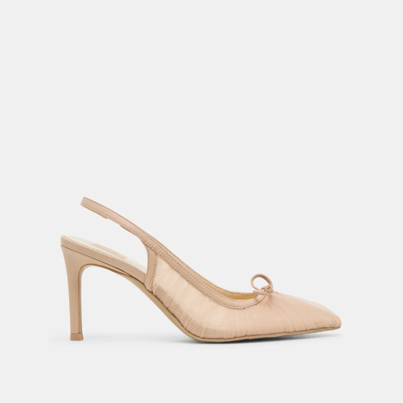 Dolce Vita | Yela Heels - Praline Tulle