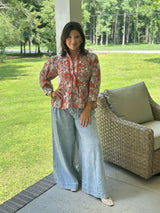 Runo Blouse - Rust