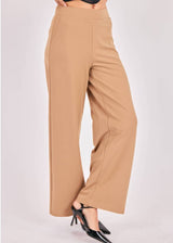Astrid Super Stretch Pull On Pants - Taupe