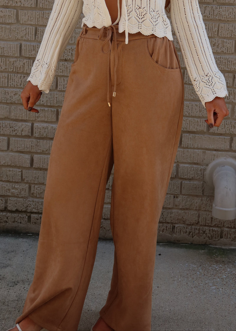Willow Wide Leg Pants - Camel