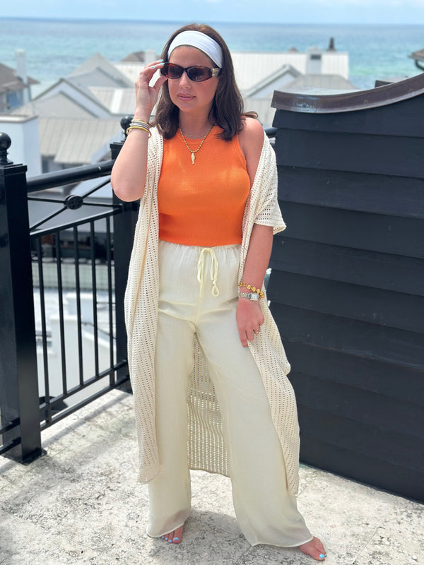 Spritz Lined Pants - Ivory