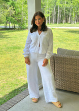 Z Supply | Cassidy Full Length Pant - White
