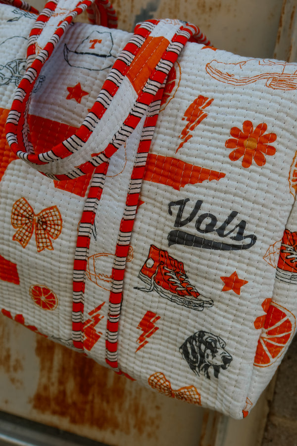 Tn Vols Quilted Duffle