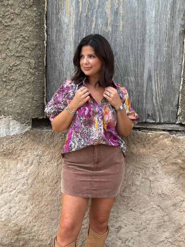Plum Crazy Blouse