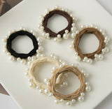 Pearl Hair Ties ( Set of 5 )