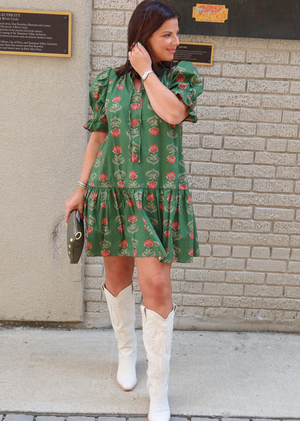 Let It Be Dress - Green