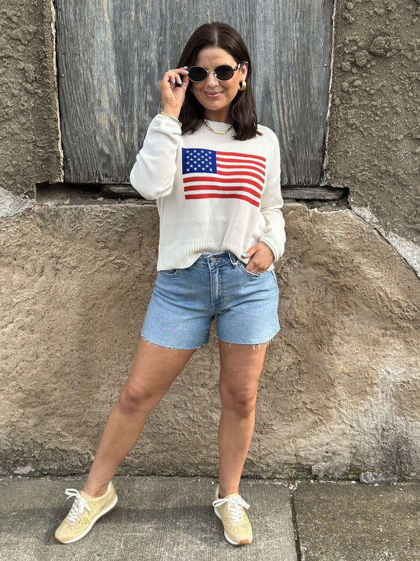 Z Supply | Sienna Patriot Sweater - Sea Salt