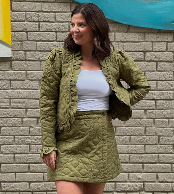 Love The Label | Melanie Quilted Jacket - Olive