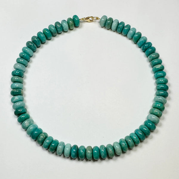 Theodosia Jewelry: Marbled Amazonite Candy Necklace
