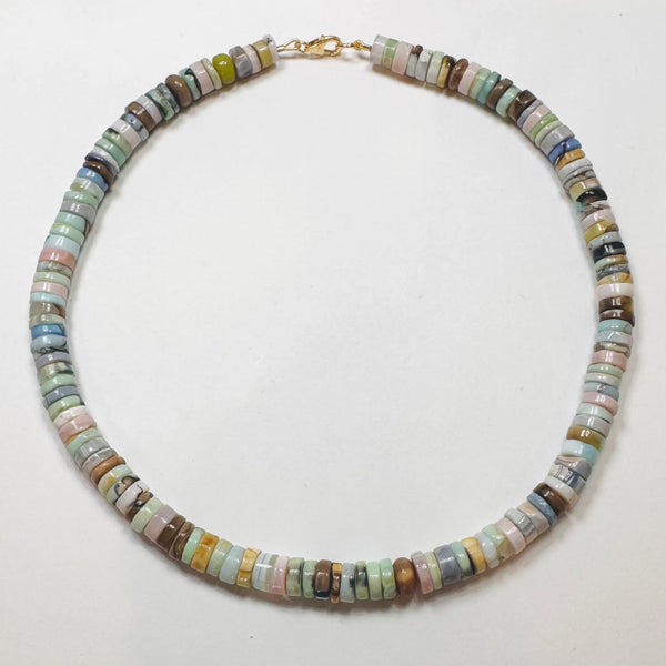 Theodosia Jewelry: Salt Water Taffy Opal Candy Necklace