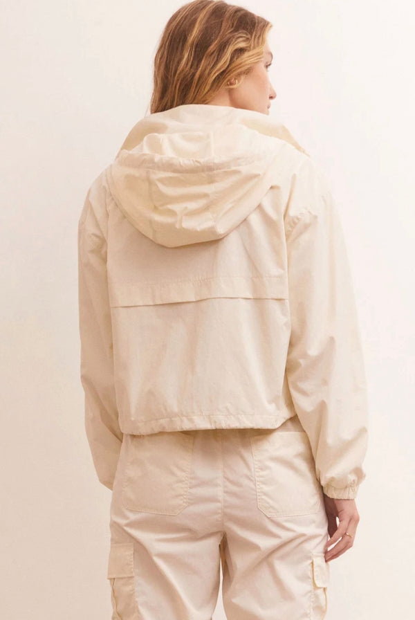 Z Supply: Tiebreak Nylon Jacket - Sandstone