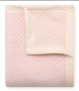 Chappy Wrap Harborview Herringbone Ballet Pink Mini Blanket