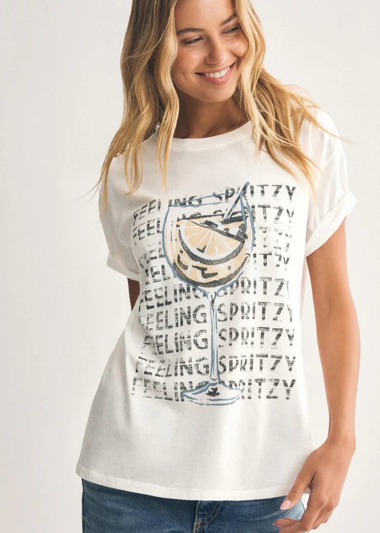 Z Supply | Spritzy Boyfriend Tee - Sea Salt