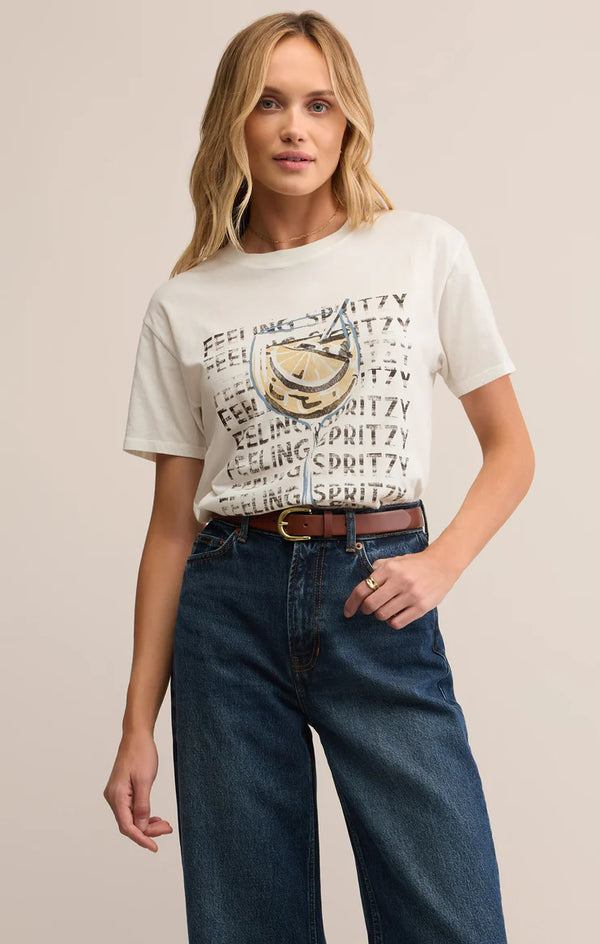 Z Supply | Spritzy Boyfriend Tee - Sea Salt
