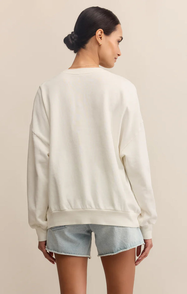 Z Supply | Cheers Sunday Sweatshirt - Sea Salt