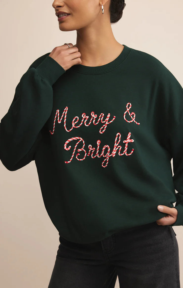 Z Supply | Bright Sunday Sweatshirt - Garland Green