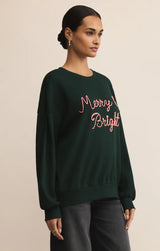 Z Supply | Bright Sunday Sweatshirt - Garland Green