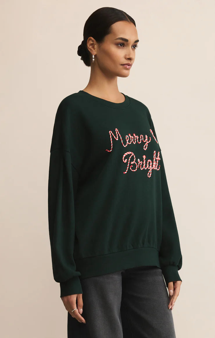 Z Supply | Bright Sunday Sweatshirt - Garland Green