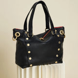 HAMMITT | Daniel Med - Black/Brushed Gold/Red Zip