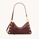 HAMMITT | Kyle Small Soft Leather Bag - Cherrywood Pebble/Brushed Gold