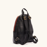 HAMMITT | Hunter Medium Backpack - Black/Brushed Gold Red Zip