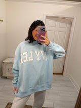 Ivy Lee Varsity Oversized Mock Neck