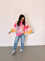 Etta & East Stamped With Love Graphic Tee- Charcoal