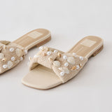 Dolce Vita | Lizza Beaded Sandals - Oatmeal