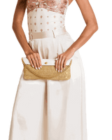 HAMMITT | Invitation Clutch - Calla Lily White Raffia