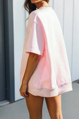 Haddie Mock Neck Oversized Set