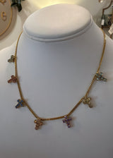 TOVA | Multi Cross Necklace - Fairy Dust